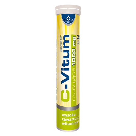 C-Vitum witamina C 1000 mg, tabletki musujące